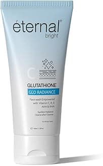 Glutathione Facewash – With Kojic Acid, Niacinamide, Vitamin C & AHA-BHA | Brightens Skin, Evens Tone & Reveals Natural Glow | Suitable for All Skin Types – 100ml