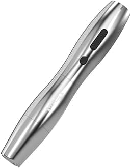 Mast Tattoo Pen Cordless Tattoo Gun Machine Lightweight Low Noise Super Smooth Lining Shading Silver Color