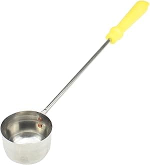 Stainless Steel Ladle - Long Handle Serving Soup, Gravy, Sauces, Oil, Tea, Punch Ladle (Size 5: 7.5cm)