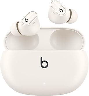 Studio Buds + Wireless Bluetooth Noise Cancelling Earbuds, Up to 36H Battery Life, Charging Case, 5 Min Fast Charge for 1H Battery, Sweat Resistance, Apple & Android Compatible - Ivory