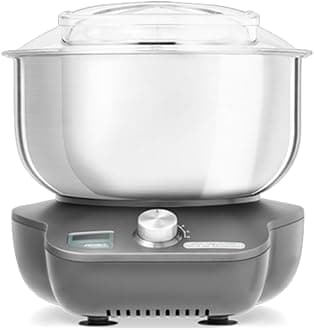 Morphy Richards MixStar Compact Stand Mixer, Dual Rotating Beaters, Whisks & Dough Hooks, Built in Storage, Easy Clean, Dishwasher Safe, Open Top Design, Grey, 400520