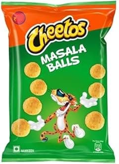 Cheetos Masala Balls Crispy Chips & Snacks, 84g