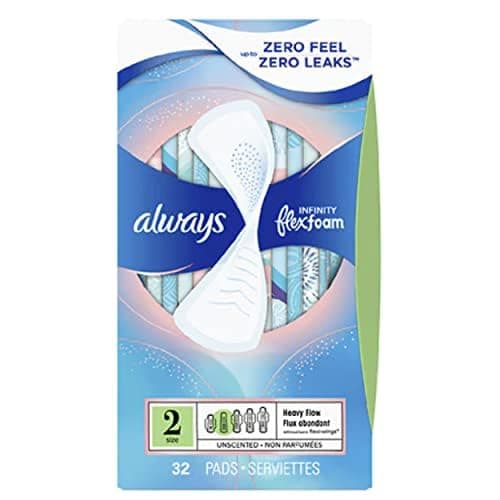 Infinity Pads - Heavy Flow without Wings Unscented , 32 Count (Pack of 1)