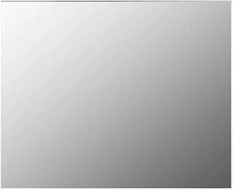 vidaXLFrameless Mirror Perspex Bathroom Living Room Wall Mounted Mirror Sheet Contemporary Makeup Studio Decal Stickers 100x60cm Glass