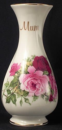 Mum gift in Bone China Bud Vase