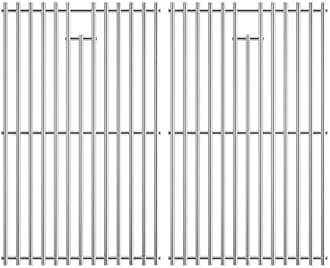 17.5 inch Grill Cooking Grates for Weber Spirit E210 E-220 S210 S-220 Spirit 200&Spirit II 200 Series Gas Grills with Front Control, Stainless Steel Grates Replacement Parts for Weber 7637 Gas Grills