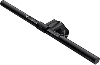 BenQ ScreenBar Monitor Light LED Light Bar with Auto Dimming, Stepless Hue Adjustment and Touch Control, Space Saving Home Office Lamp, Eye Caring, No Screen Glare, Matte Black Daylight LED Lamp