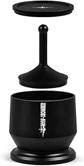 MHW-3BOMBER Espresso Powder Receiver Cup Fits 58mm Portafilters,58mm Cup for Coffee Powder Distribution,DR5508B-OS