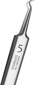 Professional Blackhead Remover Pimple Popper Tool,Comedones Extractor Acne Removal Tweezers for Blemishs，Whitehead Popping,Zit Removing for Nose Face,Stainless Steel Makeup Tool