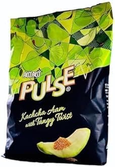 Pulse Candy Pass Pass Sensational Kacchaa Aam Flavor Candy 175 Pice jar (Kachha Aam Pouch, Normal)