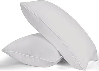 MZOIMZO Bed Pillows for Sleeping- Standard Size, Set of 2, Cooling Hotel Quality with Premium Soft Down Alternative Fill for Back, Stomach or Side Sleepers, 43x66CM, Light Grey