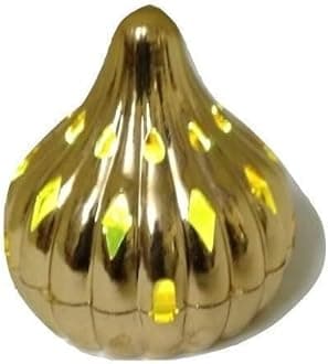 Udyami Store Big Size LED Modak Plug-in Festive Decor Lamp with Color-Changing Glow | Ideal for Ganpati, Pooja, Navratri & Diwali Decorations | Dome-Shaped Decorative Light for Home & Mandir