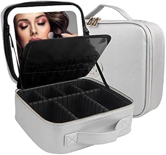 MOMIRA Makeup Bag with Mirror and Light