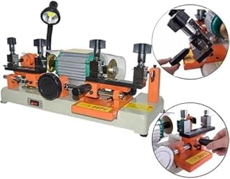 YXFAZPP Horizontal Key Copy Machine,120w Multifunctional Manual Key Duplicating Machine,Horizontal Key Milling Machine,for Making Car Keys,Motorcycle Keys,Door Lock Keys (110V)