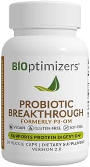 Probiotic Breakthrough – Lactobacillus Plantarum OM Probiotics & Prebiotics Health Supplement for Gut, Digestive & Immune Support Probiotics for Women Men Elderly– 30 Vegan Capsules