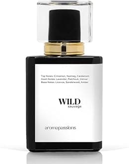 WILD | Inspired by Sauvage Elixir | Pheromone Perfume Cologne for Men | Long Lasting Dupe Clone Essential Oil Fragrance | De Hombre | Cheap Perfume (50 ml / 1.7 Fl Oz)