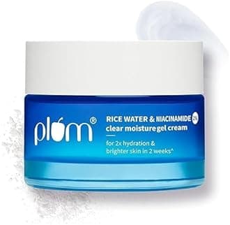 2% Niacinamide & Rice Water Superlight Gel Cream Winter Moisturizer for Face | 2X Oil-Free Hydration | Brightens, Fades Blemishes | Dermat-Tested | All Skin Types | Women & Men | 100% Vegan | 25 g