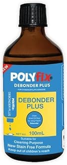 - Debonder Plus for Cleaning For Removing Dried Cyanoacrylate Adhesive from any surface or Clothes,Wooden Substances, Leather Surfaces, Metals etc, Non-Whitening. 100ml