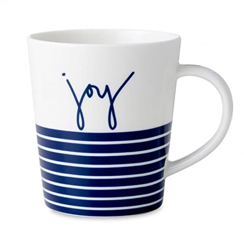 Joy Blue Stripe Mug by Ellen Degeneres