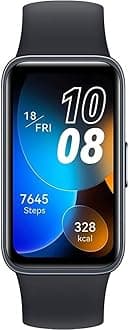 HUAWEI Watch Band 8 Smartwatch 1.47" AMOLED with Silicone Strap 14-Day Battery Life, Heart Monitoring, Waterproof – Midnight Black