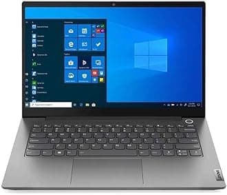 Lenovo ThinkBook 14 Gen 2 14-inch Laptop - 11th gen Intel i7-1165G7 - 512GB SSD - 16GB RAM - 14-inch FHD (1920 x 1080) IPS, Anti-Glare,300 nits - Thunderbolt 4 - Win 10 Pro - Mineral Grey (Renewed)