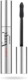 PUPA Milano Vamp! Extreme Mascara - For Voluminous And Dramatic Eyelashes Lengthening Defining Formula Adds Impact Boost Your Eye Allure With Long, Thick Lashes 010 Extra Black 0.4 Oz, I0111752