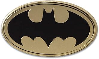 DC Comics Oval Batman Logo 1" Full Color Enamel Pin