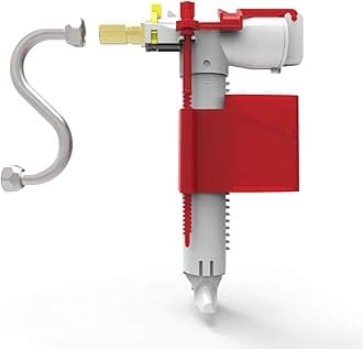 Sanit 25.001.00.S000 Universal Filling Valve 510 Multiflow with Z Pipe, Filling Capacity 3.6 l/min, Brass Connection Piece Grey
