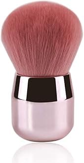 Foundation Brush,Daubigny Large Pink Powder Brush Flat Arched Premium Durable Kabuki Makeup Brush Perfect For Blending Liquid,Cream and Flawless Powder,Buffing, Blending,Concealer ââ‚¬¦