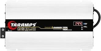 Taramp's Smart Charger 120A Automotive Font, Black/Black