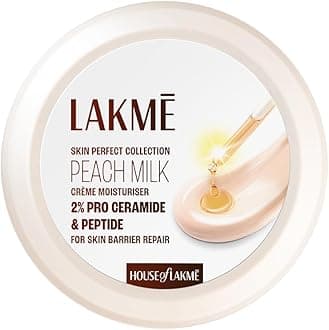 - Peach Milk Soft Crème Moisturizer, Light Weight Face Cream with 24hr Moisture Lock, 50g