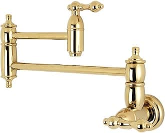 KS3102AL Restoration Pot Filler, Polished Brass