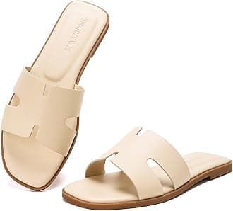 Stratuxx Kaze Women's Open Toe Flat Dress Slide Sandals