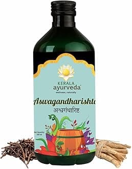 Kerala Ayurveda Aswagandharishta Stamina Booster for Men & Women - 450 ml | Organic Herbal Energy & Performance Supplement | Reduces Stress and Anxiety | Improves Over-All Health with Ashwagandha