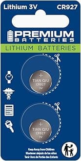 Premium CR927 Lithium 3V Coin Cell - Japanese Engineered High Capacity Batteries (2 Pack)