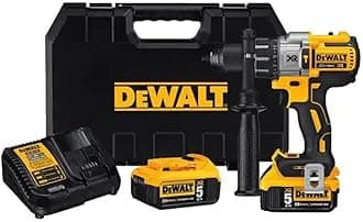 DEWALT 20V MAX XR Hammer Drill Kit, Brushless, 3-Speed, Cordless (DCD996P2)