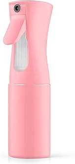 URAQT Spray Bottle, 200ml Atomiser Spray Bottle Hair Small, Salon Water Spray Bottle Hair, Water Spray Bottle Spray Bottles for Hairstyles, Plants, Cleaning (200ml - Light Pink)