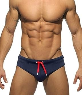 MIZOK Men's Swimwear Bikini Swimming Briefs Drawstring Swimsuits Board Surf Shorts Trunks
