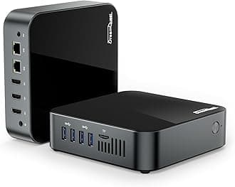 DreamQuest Mini Pc Come with OS, Intel 12th N95 (up to 3.4GHz) Mini Desktop Computers with 16GB RAM 512GB M.2 SSD, Support 4k@60Hz,WiFi 5, Bluetooth4.2, USB3.2 * 4, Dual LAN, HDMI*3