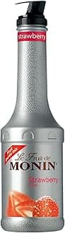 Monin Strawberry Fruit Mix, 33.8 fl oz (1,000 ml)