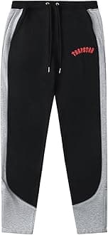 Embroidered Trapstar Tracksuit for Men and Women, Unisex Trapstar Shooters Suit, 2 Piece Sports Jogging Set Autumn Winter, Fleece Hooded Sweatshirt and Pants (Color : 8837 red, Size : X-Large