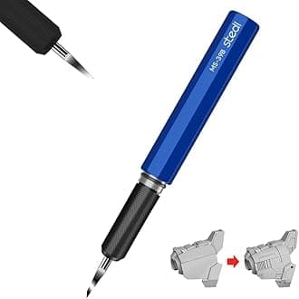 stedi Model Scriber Chisel,Tungsten steel Blades 0.15mm,for Modeling Hobby,RG Scale Model,Gundam Model Kit,for Scribing line, Engraved,Panel line,Resin,Blue