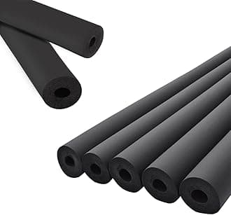 Pipe Insulation Foam Tube - 5/8" Foam Tubing for AC Unit, Guitar Stands, Exercise Machine Handle and Roof Rack (5/8" ID*3/8" TH-6Ft)