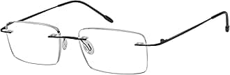 Eyekepper Frameless Reading Glasses for Men Reading - Rectangle Rimless Reader Eyeglasses Black +0.50