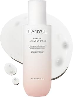 - HANYUL Red Rice Hydrating Serum with Vegan Ceramide | Korean Skincare for Deep Hydration, Radiant Skin Glow, Firming & Barrier Support, Slow Aging 5.07 fl. oz.