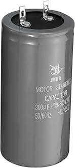 PATIKIL Motor Start Capacitor 300uf 300V 50/60Hz CD60 Running Capacitor Start Capacitor for Air Conditioners Electric Motor Start Operation