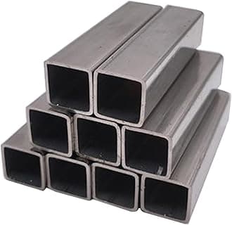 304 Stainless Steel Square Tube, Rectangular Tube, Thickened Industrial Tube, Seamless Square Tube, Side Length 30mm, Thickness 0.8-4mm, Length 500mm, 2pcs,30 * 30 * 0.8mm