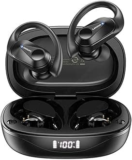 Lenovo LivePods LP75 Bluetooth 5.3 Sports EarBuds Gym/Running Ear Hook