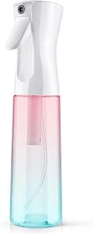 URAQT Hair Spray Bottle, Continuous Water Mister Empty Spray Bottle, Salon Hairdressing Spray Bottle, Multifunctional Fine Mist Water Spray Bottle for Plants, Pets, Home Clean, 300ML