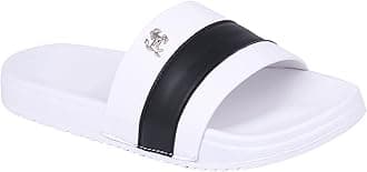 PERY-PAO Mens Stylish Sliders Black, Grey, Sky Blue, White Boys Slippers